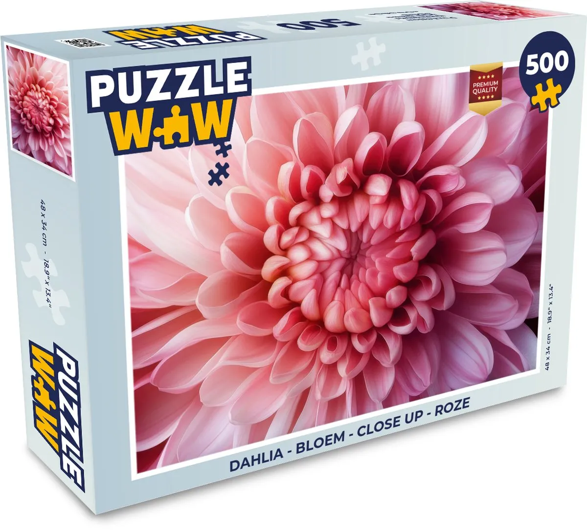 PuzzleWow Dahlia Legpuzzel 500 Stuks