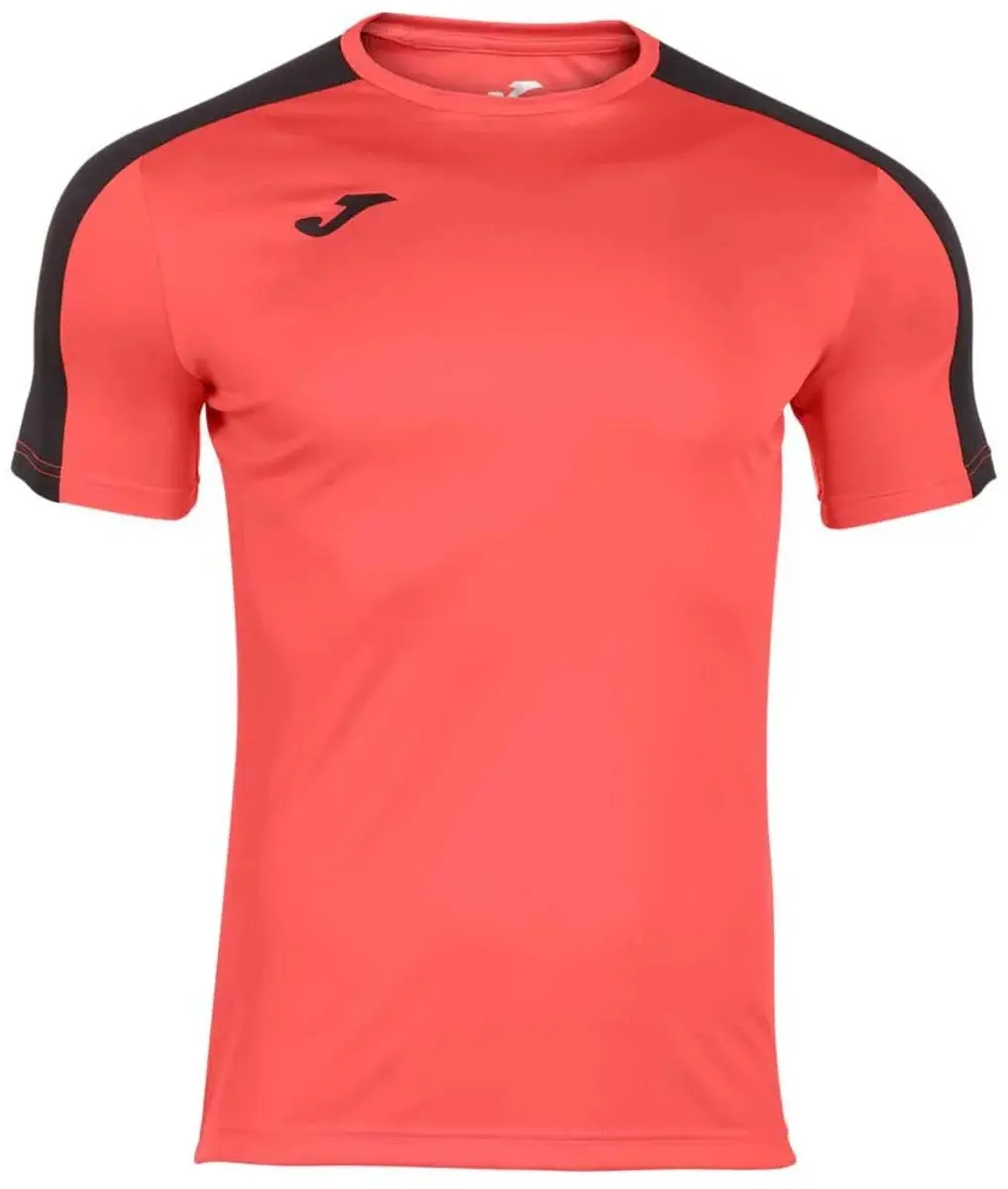 Joma Academy III Shirt Korte Mouw Heren - Fluo Oranje / Zwart | Maat: XL