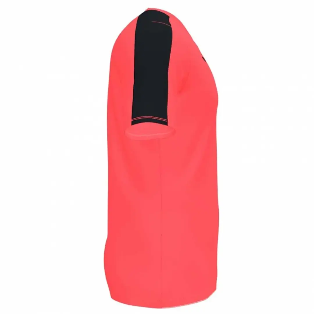 Joma Academy III Shirt Korte Mouw Heren - Fluo Oranje / Zwart | Maat: XL