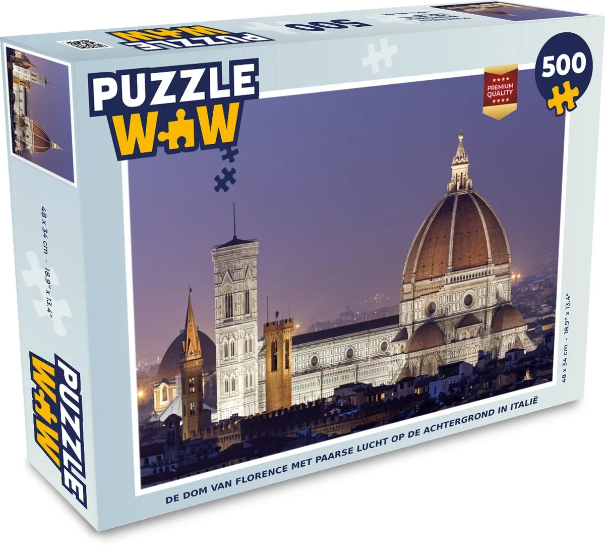 PuzzleWow Florence Legpuzzel 500 Stuks