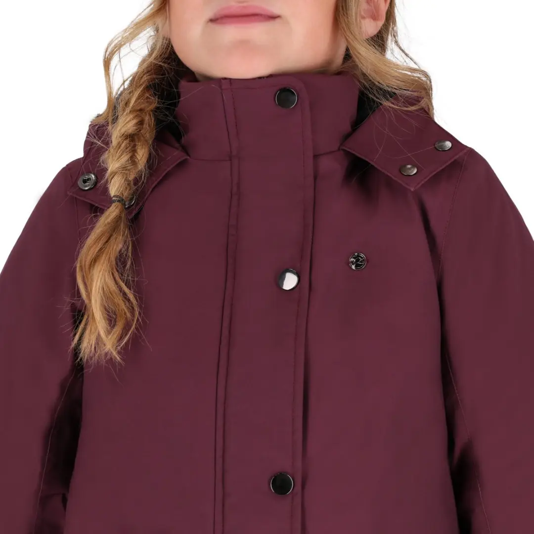 Qhp Winterjas Maelynn Junior Wine Red