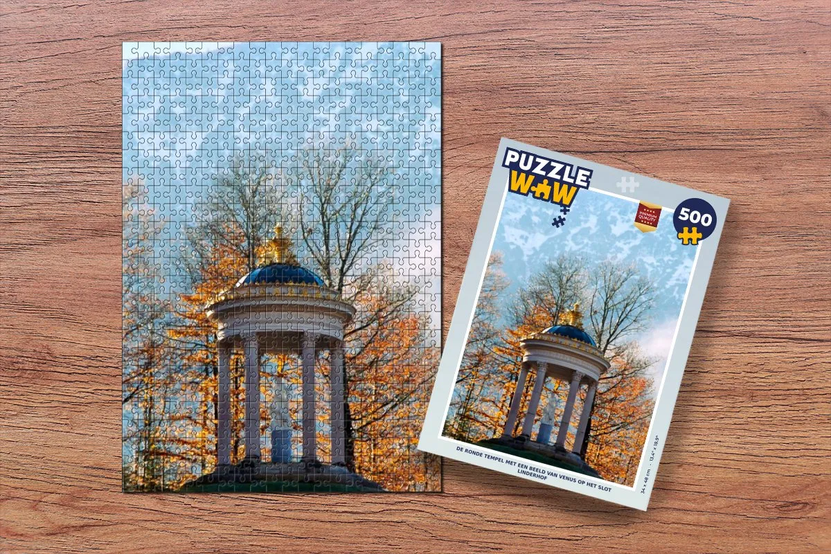 PuzzleWow Slot Linderhof Legpuzzel 500 Stuks - Multicolor