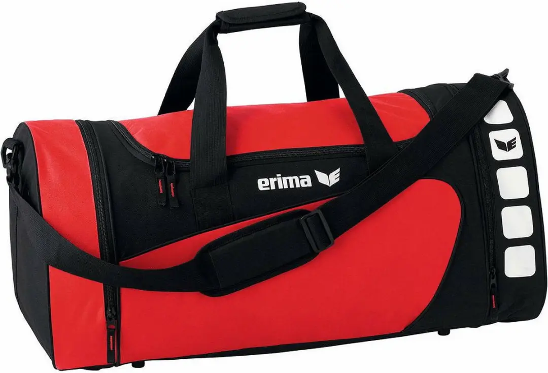 Erima Six Wings Sporttas M - 3 Vakken - Rood/Zwart - afbeelding 4 van 6