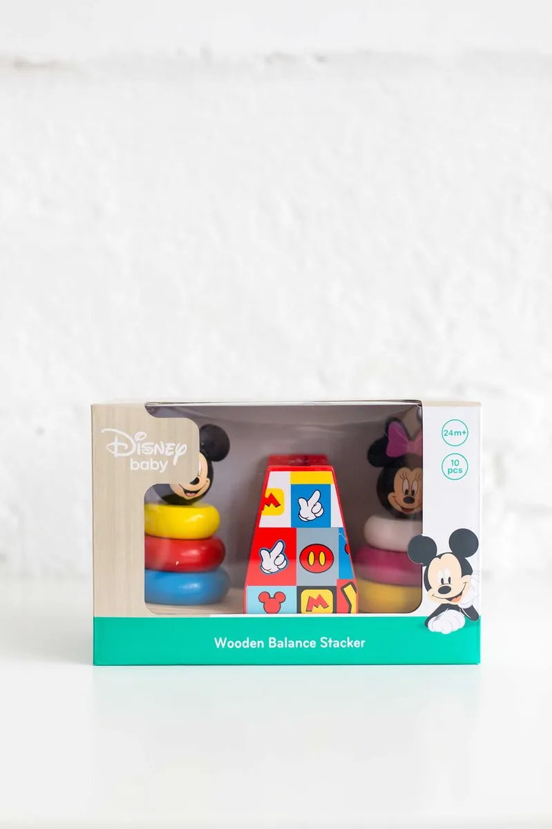 Disney Stapeltoren Weegschaal Mickey & Minnie Mouse 23 Cm Hout