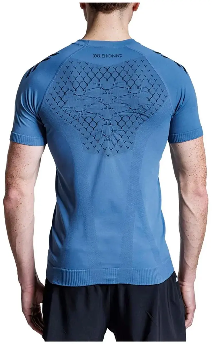 X-Bionic Twyce Run Shirt Heren M - Slate Blue/X Black - afbeelding 3 van 6