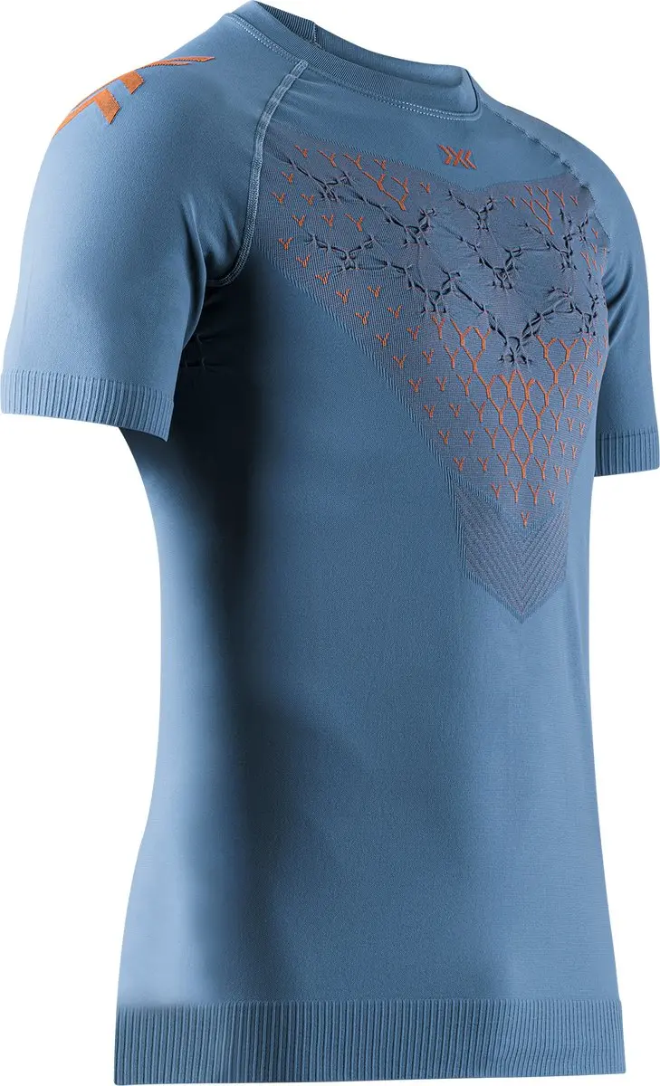 X-Bionic Twyce Run Shirt Heren M - Slate Blue/X Black - afbeelding 6 van 6