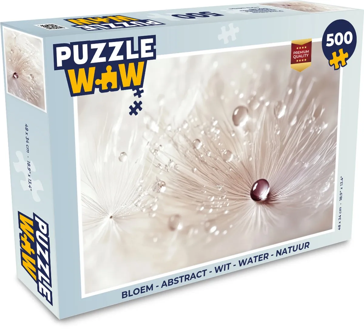 PuzzleWow Bloem Abstract Legpuzzel 500 Stuks