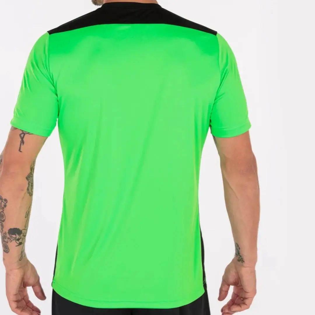 Joma Championship VI Shirt Heren - Fluogroen/Zwart S