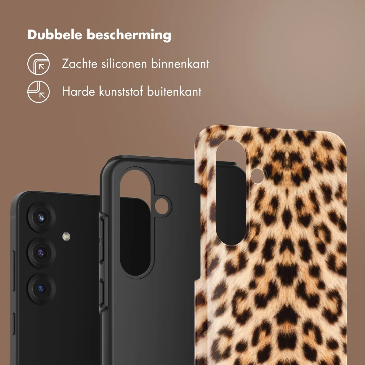 Selencia Hoesje Samsung Galaxy S25 Plus Wild Leo