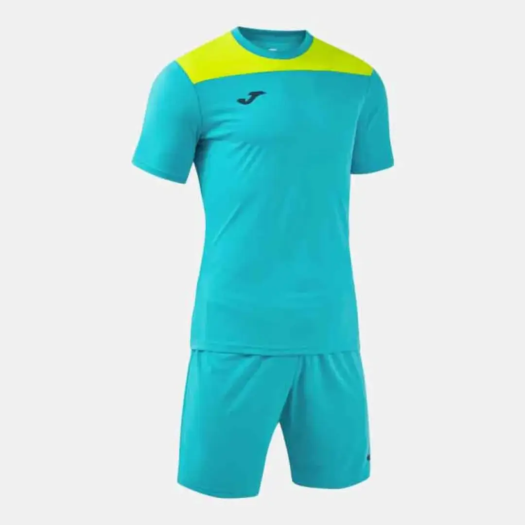 Joma Phoenix III Korte Mouw Set - 2 Jaar - Blauw