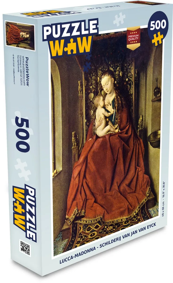 PuzzleWow Lucca-Madonna Legpuzzel 500 Stuks