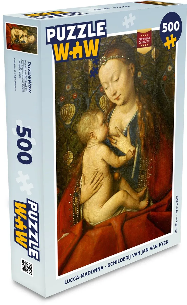 PuzzleWow Lucca-Madonna Legpuzzel 500 Stuks - Multicolor