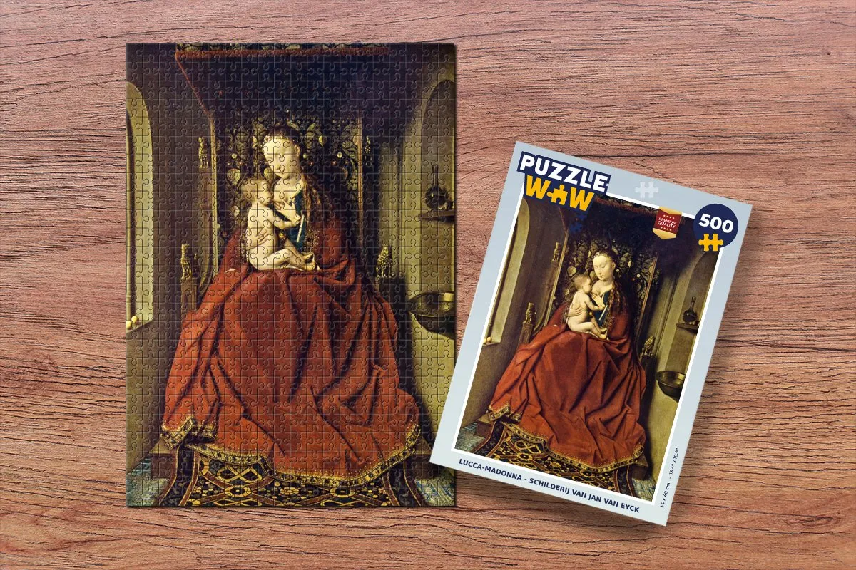 PuzzleWow Lucca-Madonna Legpuzzel 500 Stuks - Multicolor
