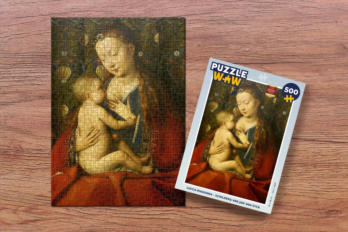 PuzzleWow Lucca-Madonna Legpuzzel 500 Stuks - Multicolor
