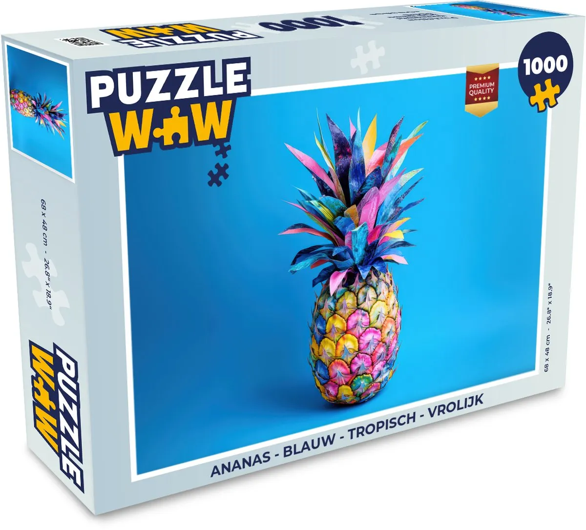 PuzzleWow Ananas Legpuzzel 1000 Stuks