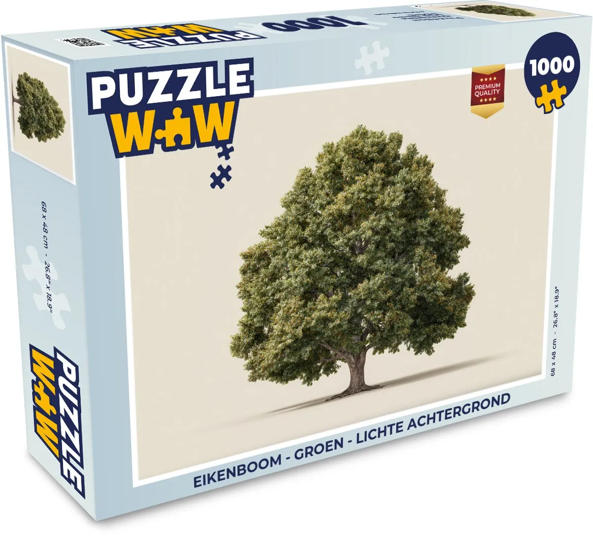 PuzzleWow Eikenboom Legpuzzel 1000 Stuks - Groen