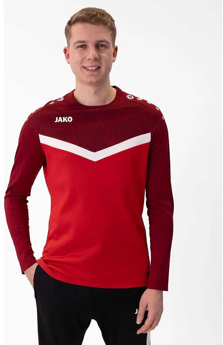 JAKO Iconic Sweater Heren - XXL - Rood - afbeelding 6 van 6