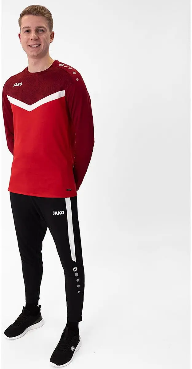 JAKO Iconic Sweater Heren - XXL - Rood - afbeelding 5 van 6