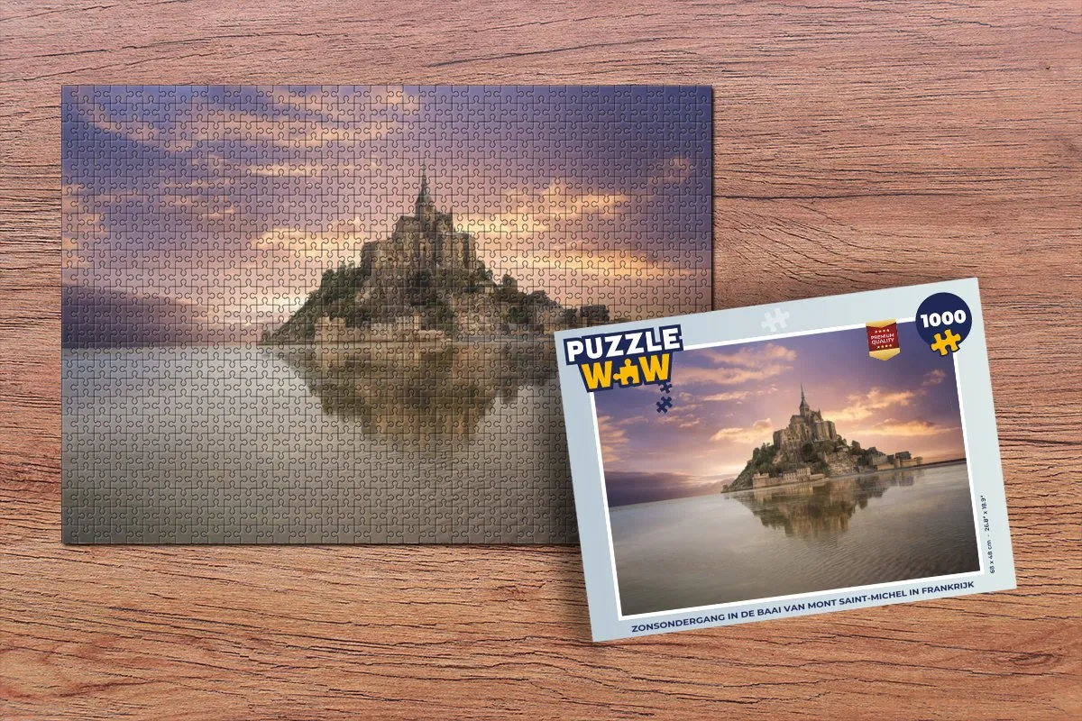 PuzzleWow Horizon Water Legpuzzel 1000 Stuks - Multicolor