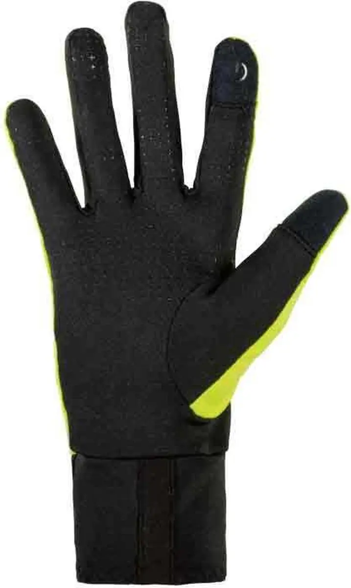 ODLO Intensity Safety Hardloophandschoenen S - Geel/Zwart