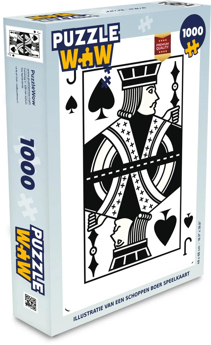 PuzzleWow Legpuzzel Schoppen Boer 1000 Stuks