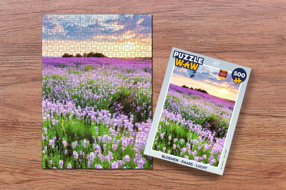 PuzzleWow Bloemen Legpuzzel 500 Stuks - Multicolor