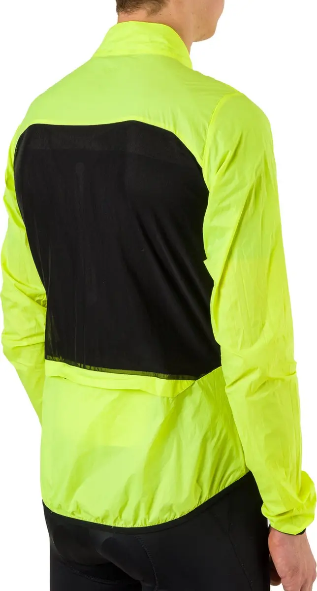 AGU Essential Windjack Heren Geel S - Winddicht & Waterafstotend - afbeelding 4 van 6
