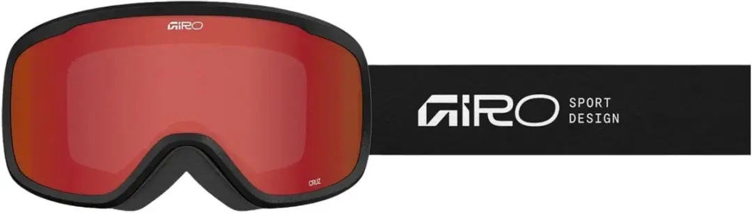 Giro Cruz Stacked Skibril - Rood Lens - Zwart - afbeelding 3 van 4