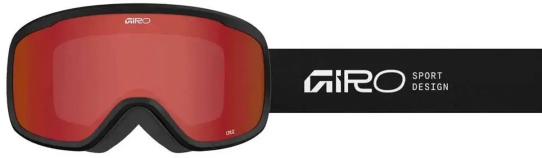 Giro Cruz Stacked Skibril - Rood Lens - Zwart - afbeelding 2 van 4
