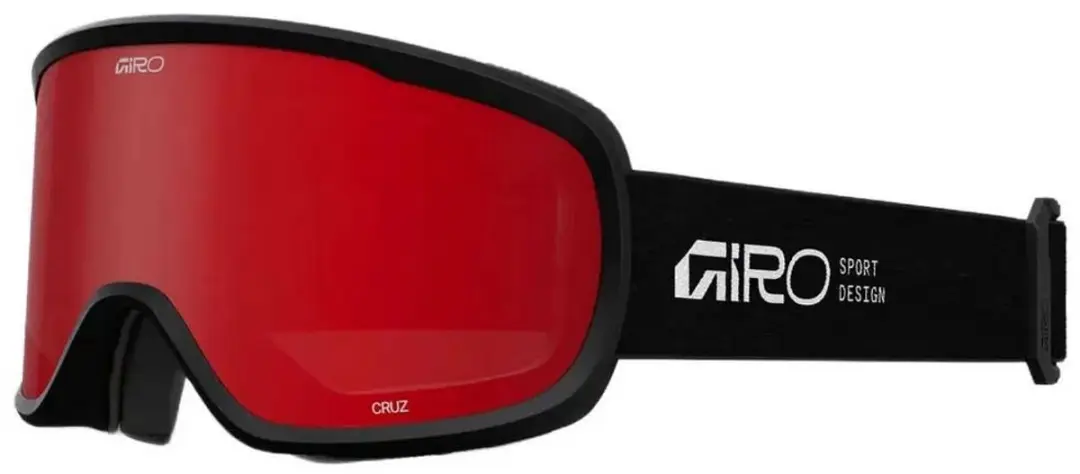 Giro Cruz Stacked Skibril - Rood Lens - Zwart - afbeelding 4 van 4