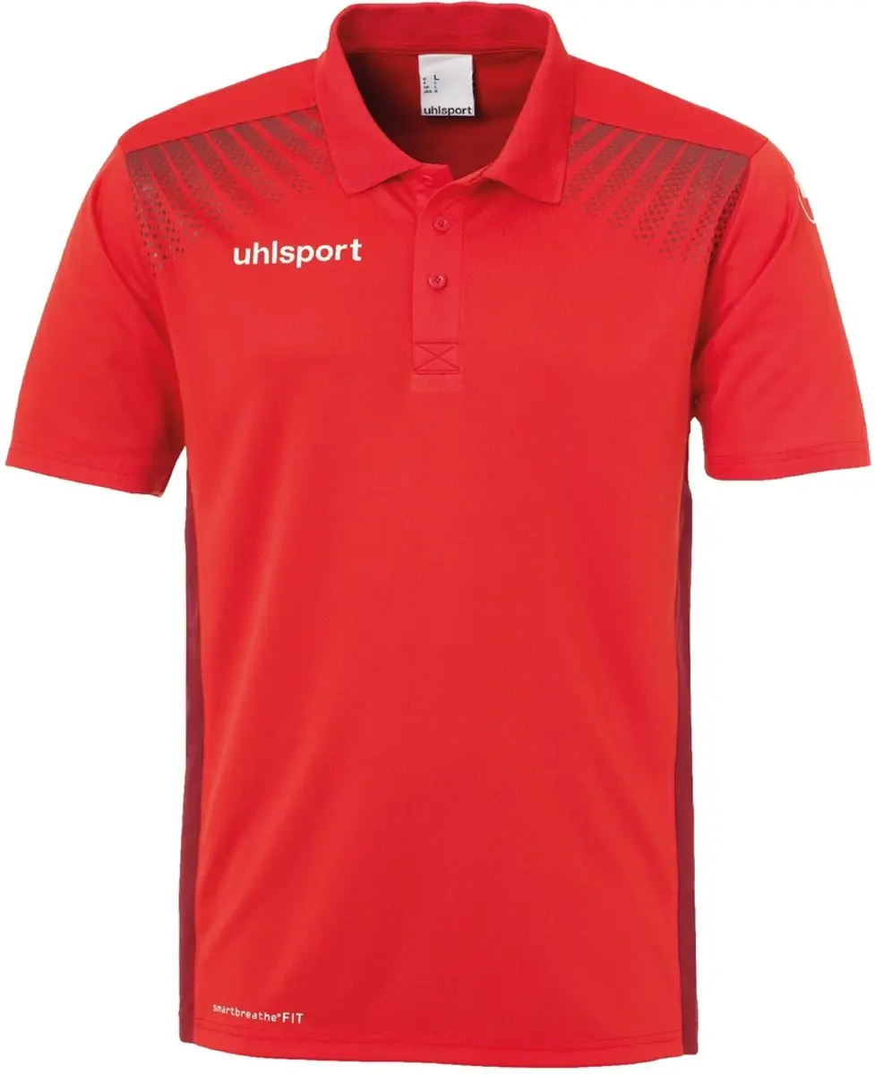 Uhlsport Goal Polo Shirt Rood-Bordeaux Maat 152