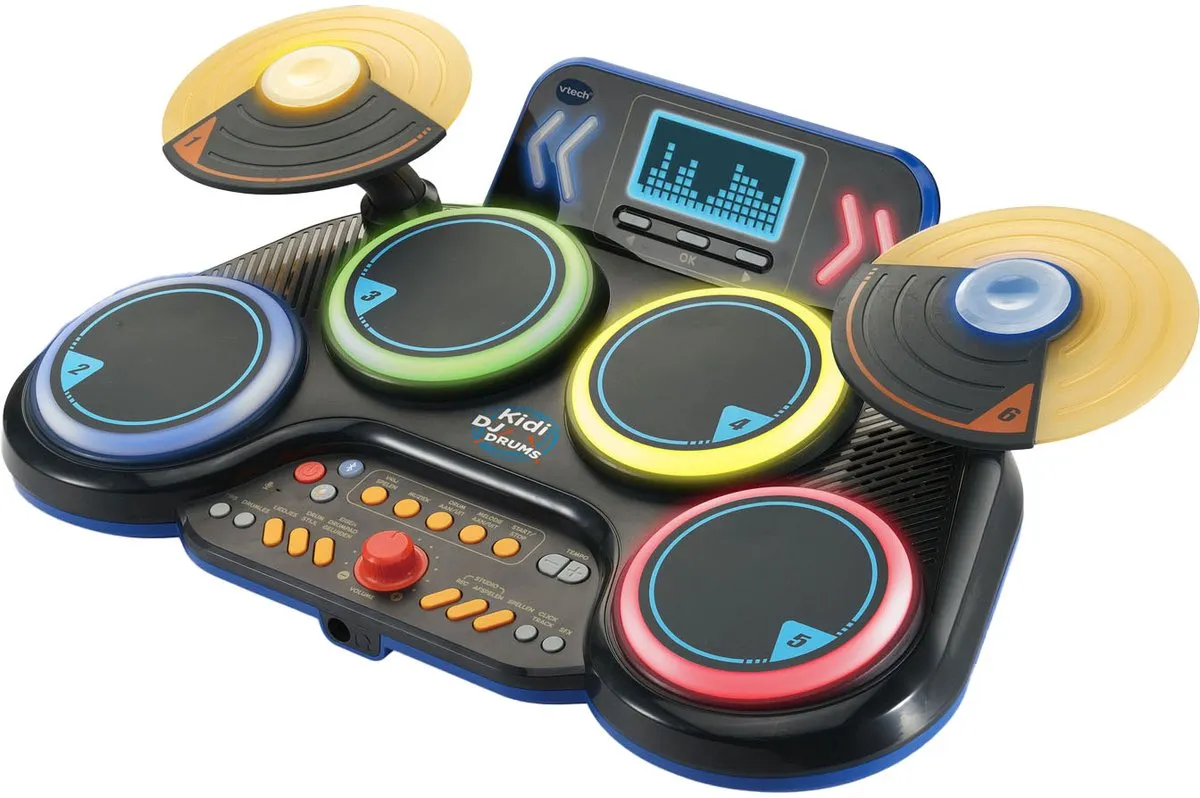 VTech Kidi DJ Drums Interactief Speelgoed - Multicolor