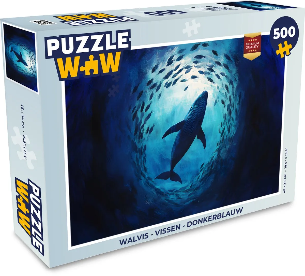 PuzzleWow Walvis Legpuzzel 500 Stuks