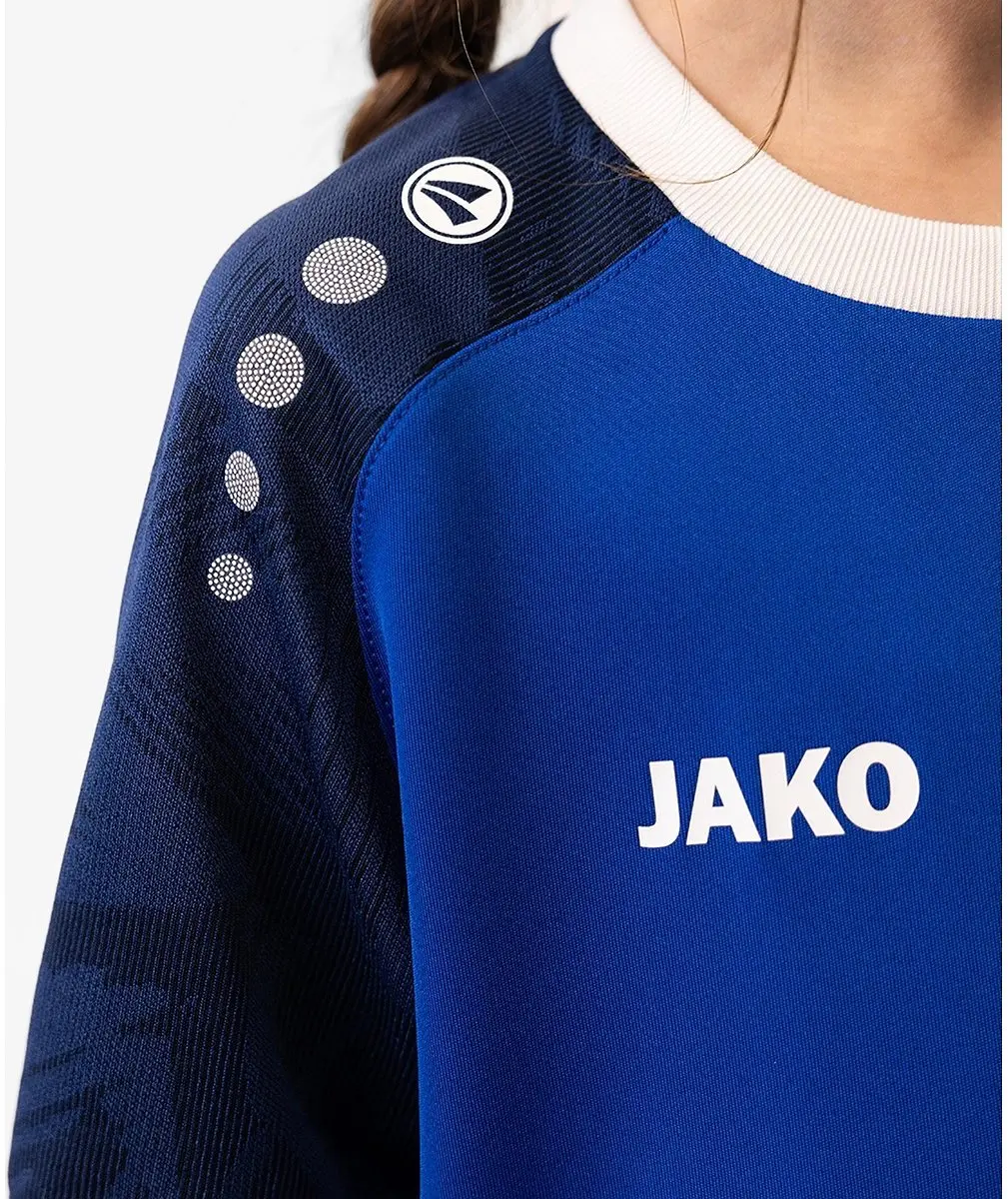 JAKO Iconic Shirt Korte Mouw Kinderen 116 - Royal