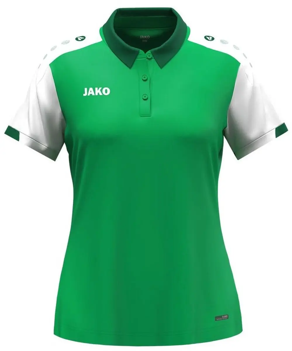 Jako Dynamic Polo Dames - L - Groen/Wit/Donkergroen - afbeelding 6 van 6