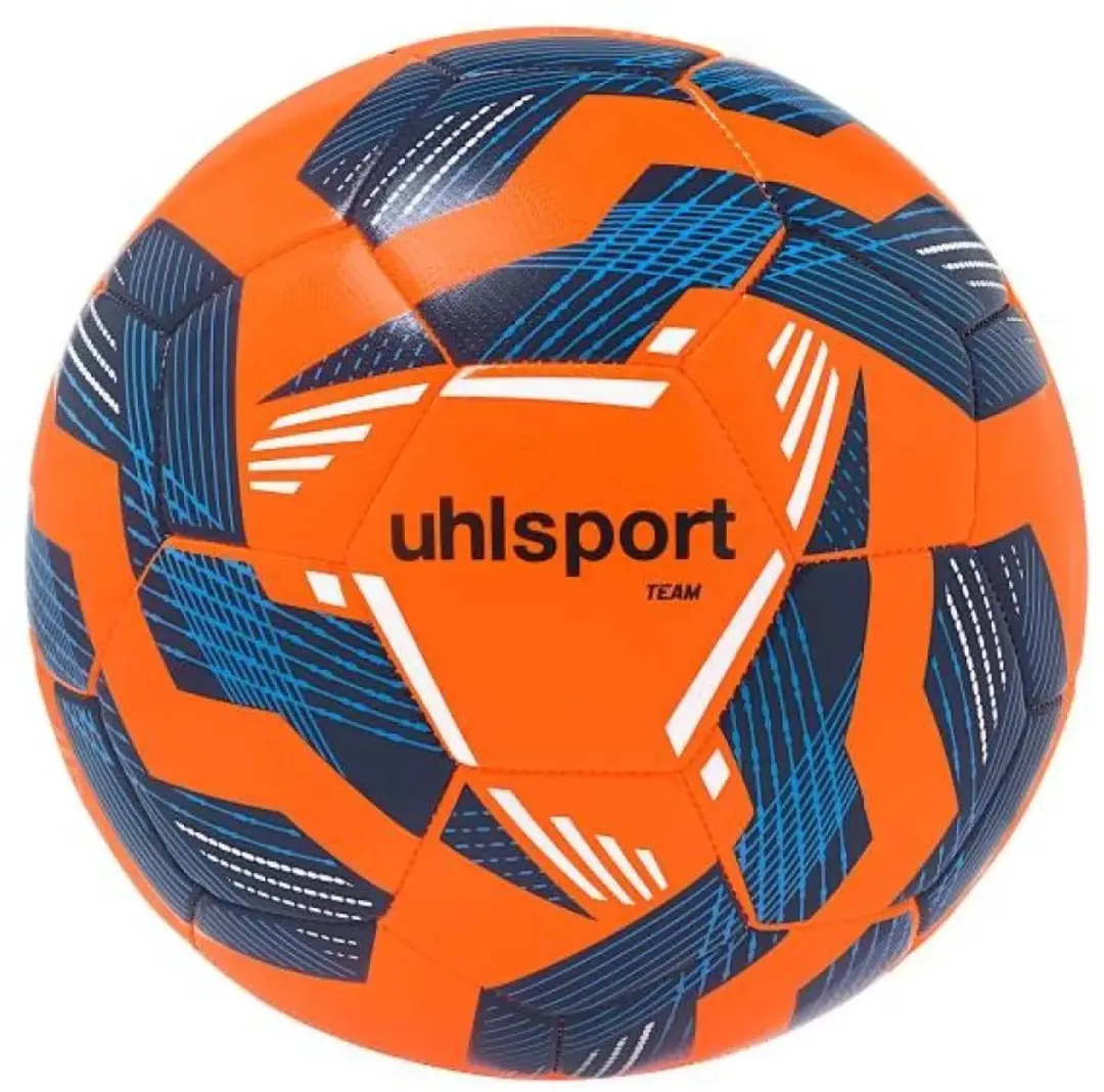 Uhlsport Team Trainingsbal Maat 5 - Wit/Blauw/Geel
