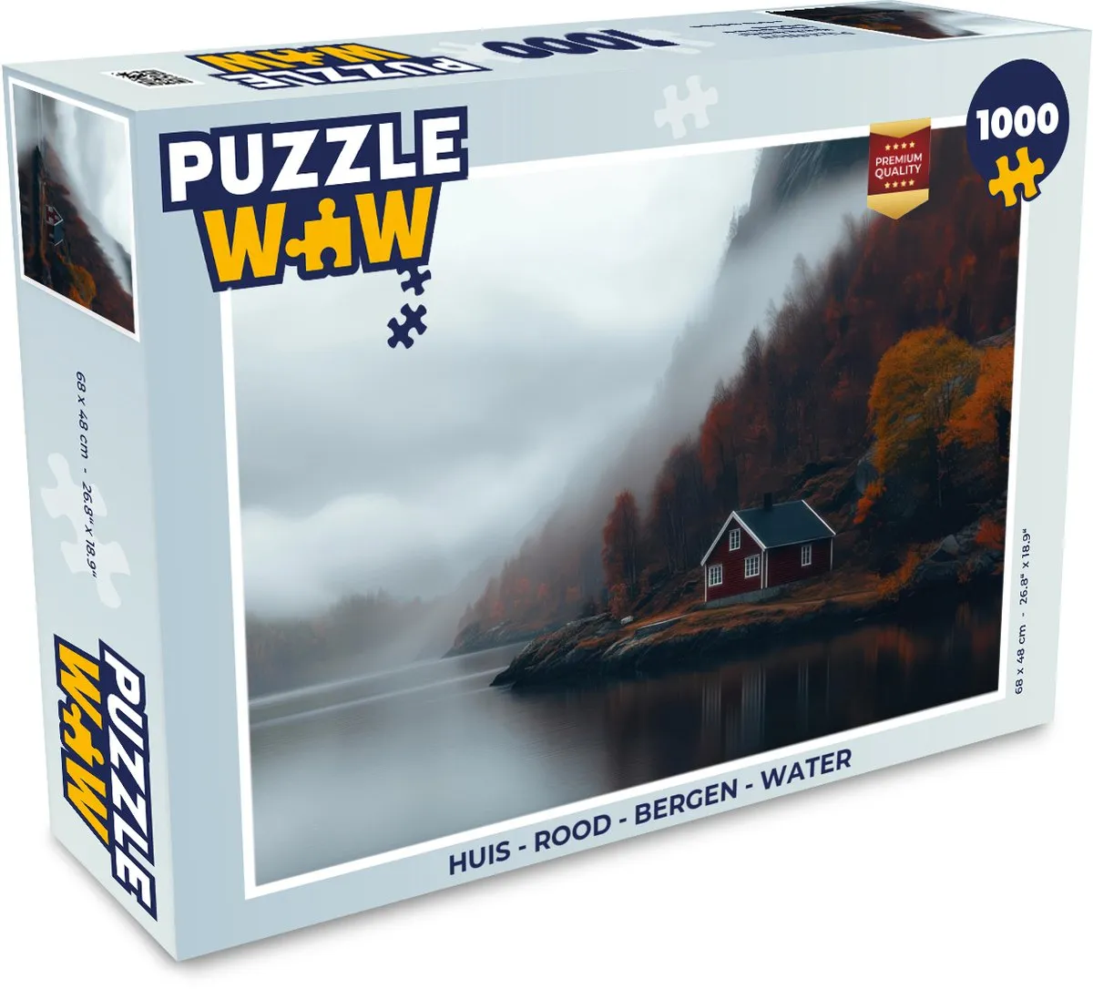 PuzzleWow Huis Legpuzzel 1000 Stuks