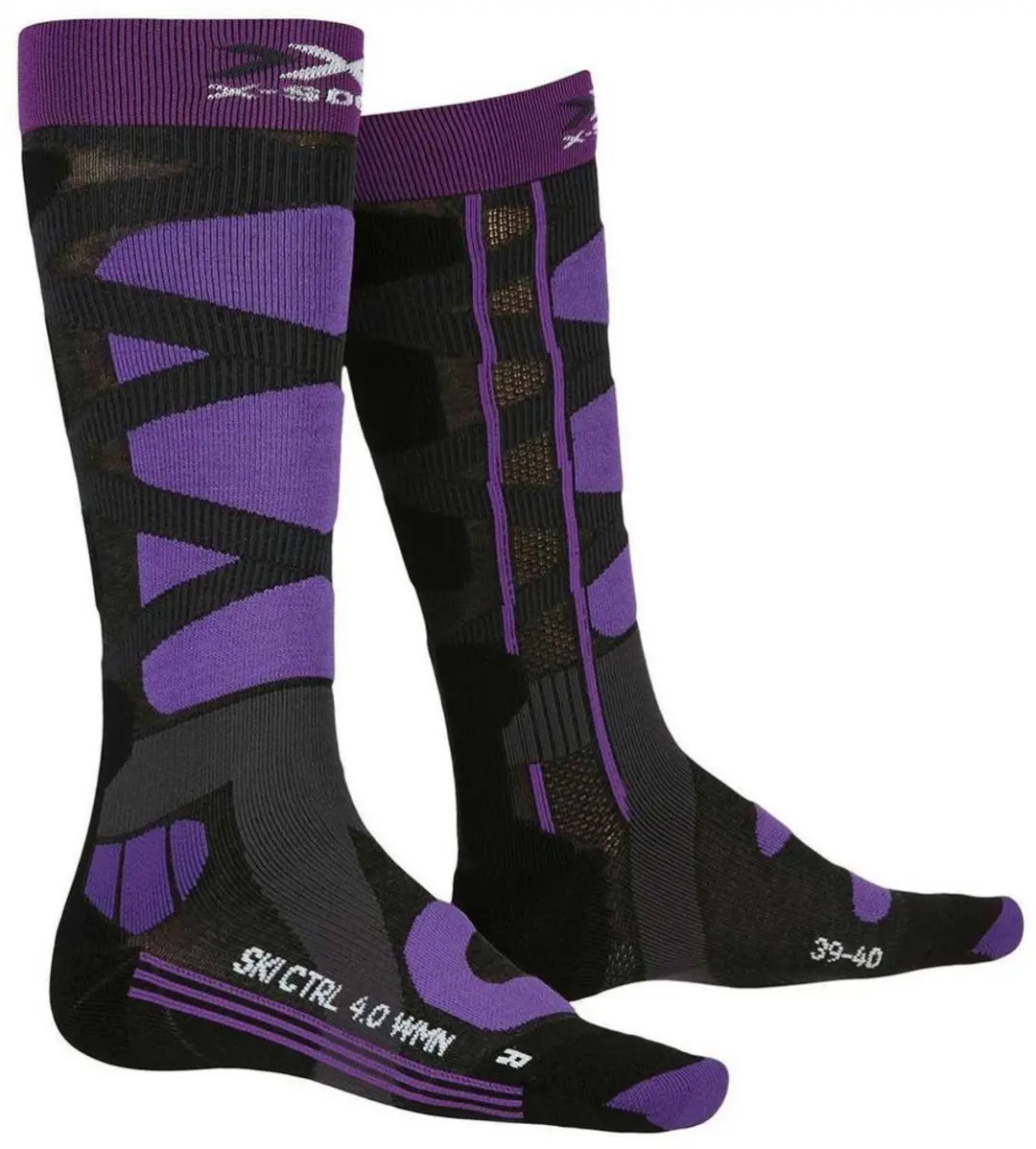 X-socks Ski Control 4.0 Sokken Grijs EU 35-36 Vrouw