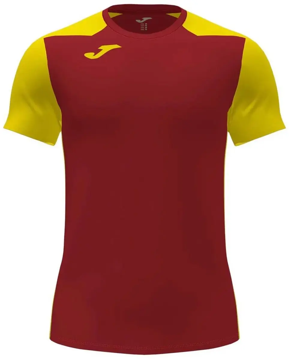Joma Record II T-shirt 140cm - Rood/Geel