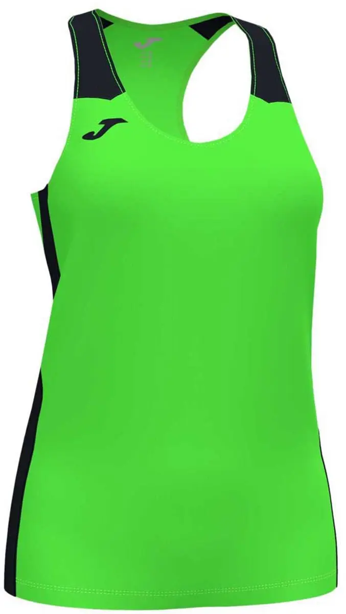 Joma Record II Mouwloos T-shirt - Geel Fluor/XL