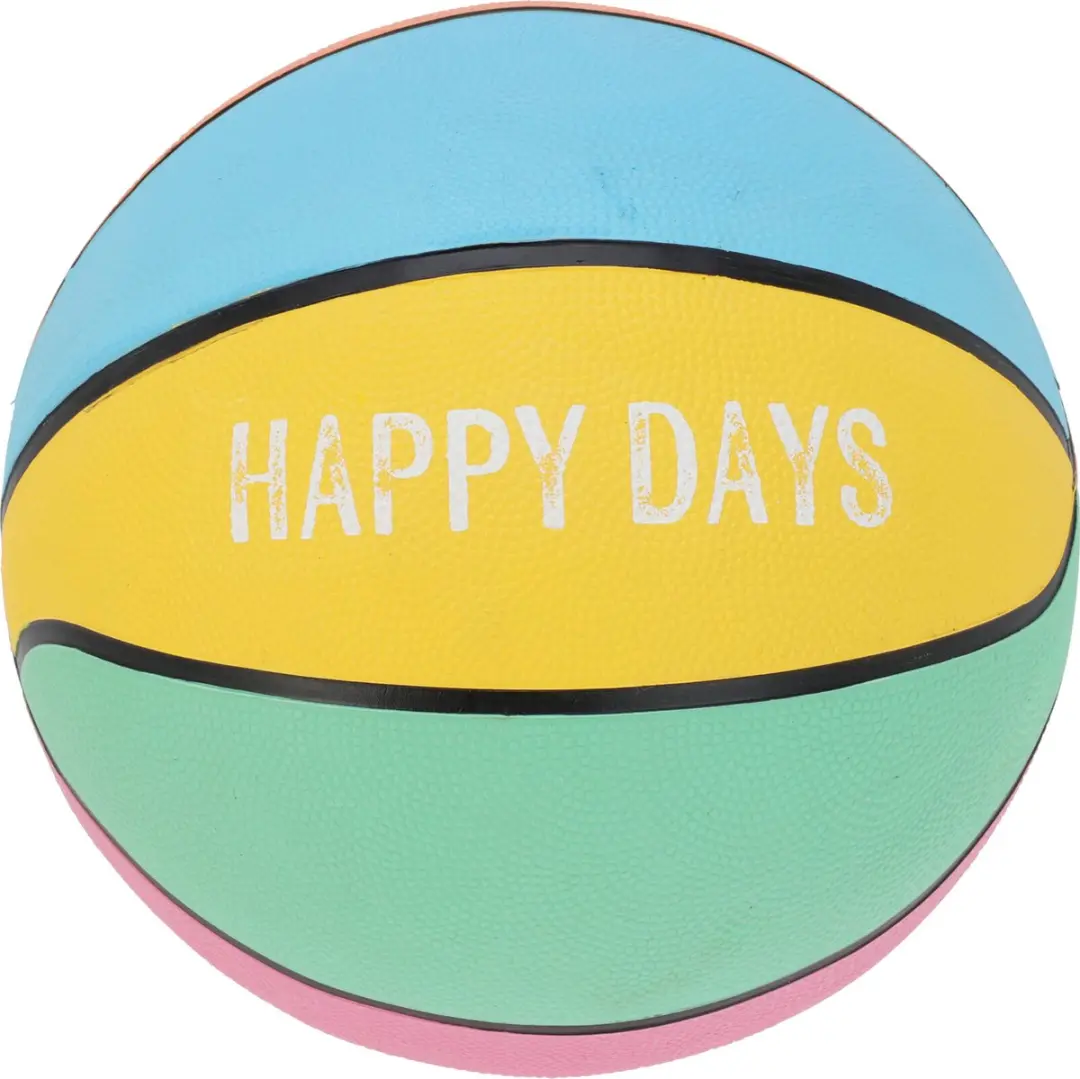Basketbal kleurig maat 7 multicolor speelgoed basketbal.
