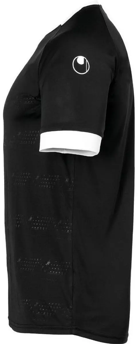 Uhlsport Division 2.0 Shirt Korte Mouw Kinderen 116 - Zwart/Wit