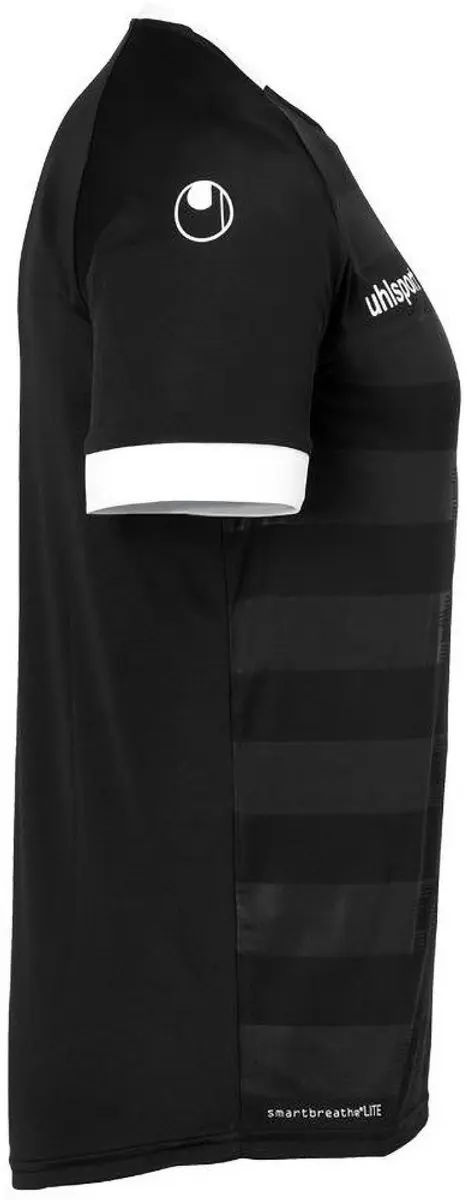 Uhlsport Division 2.0 Shirt Korte Mouw Kinderen 116 - Zwart/Wit