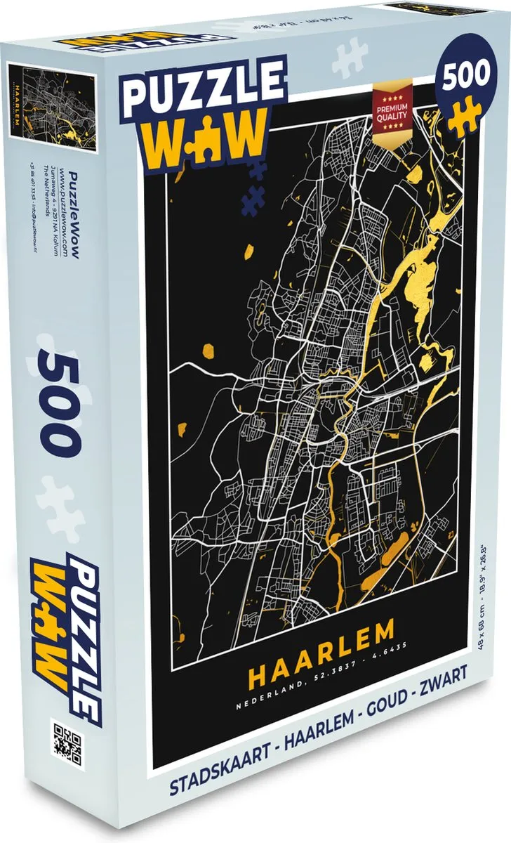PuzzleWow Haarlem Legpuzzel 500 Stuks