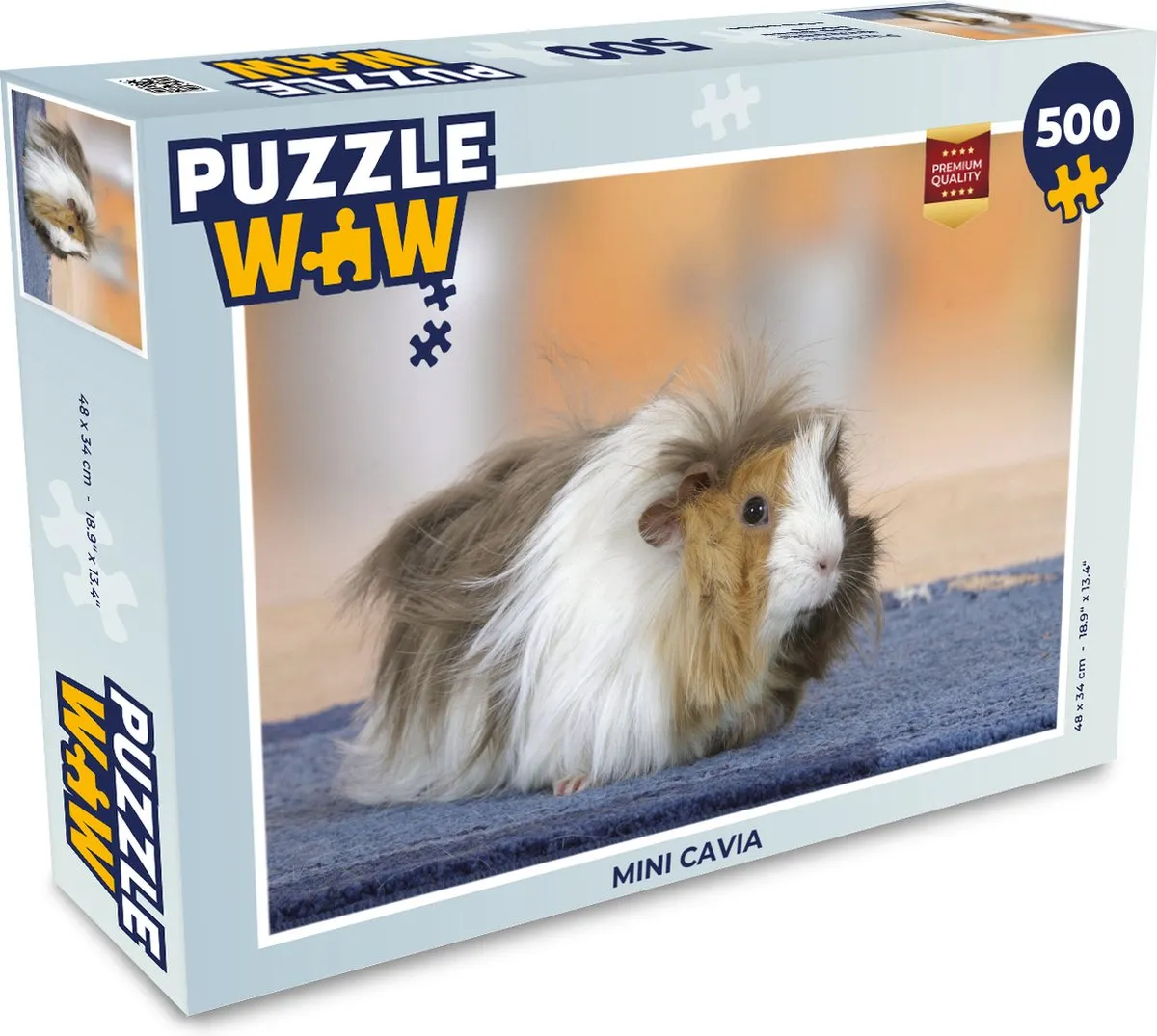 PuzzleWow Mini Cavia Legpuzzel 500 Stuks