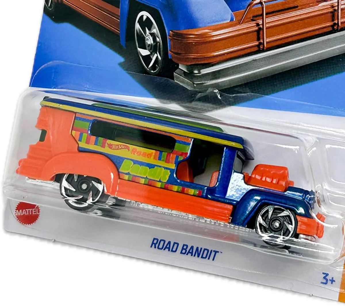 Hot Wheels Road Bandit 21A 1:64 - Blauw/Orange