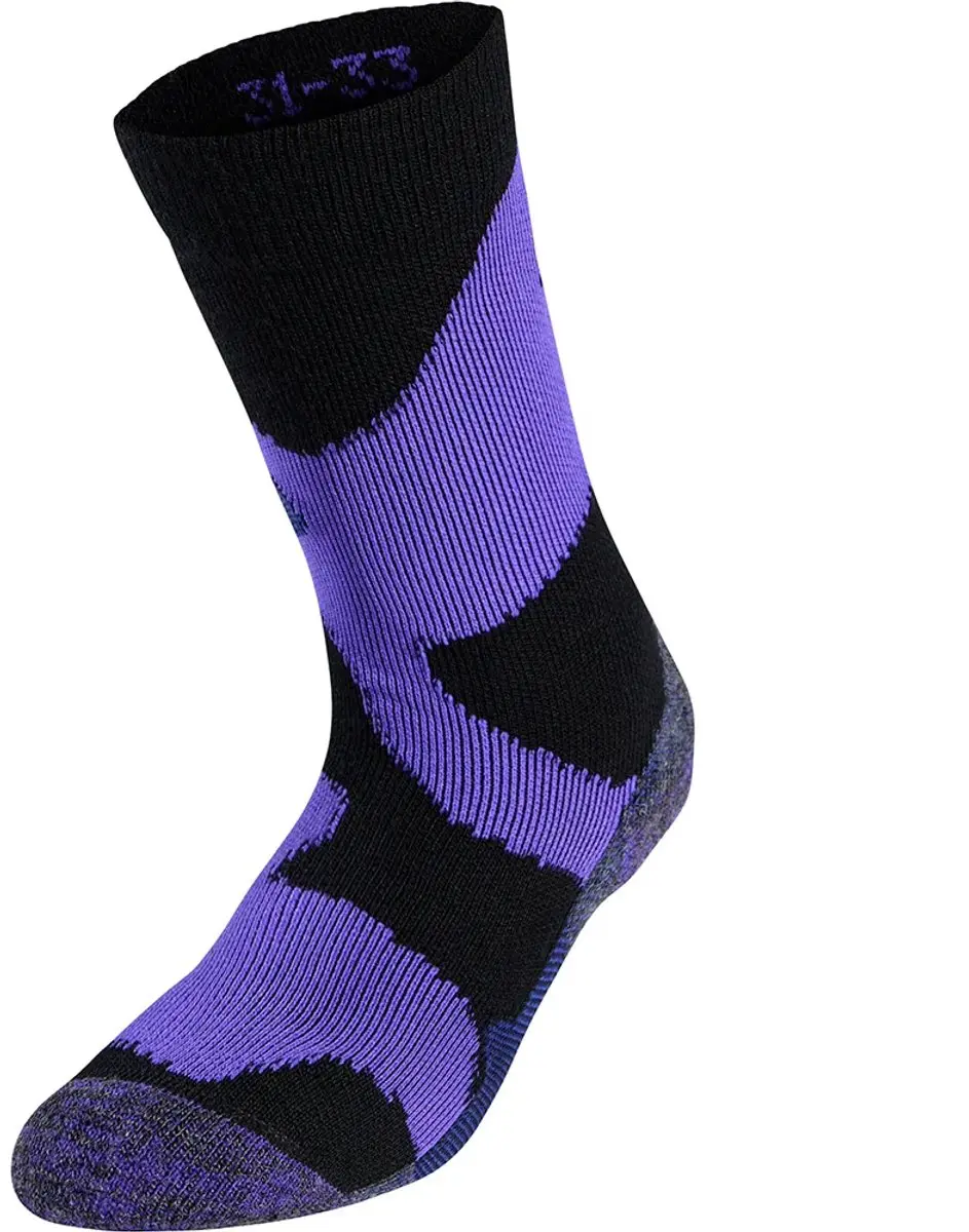 Odlo Merino Warm Sokken Paars EU 23-26 Kinderen