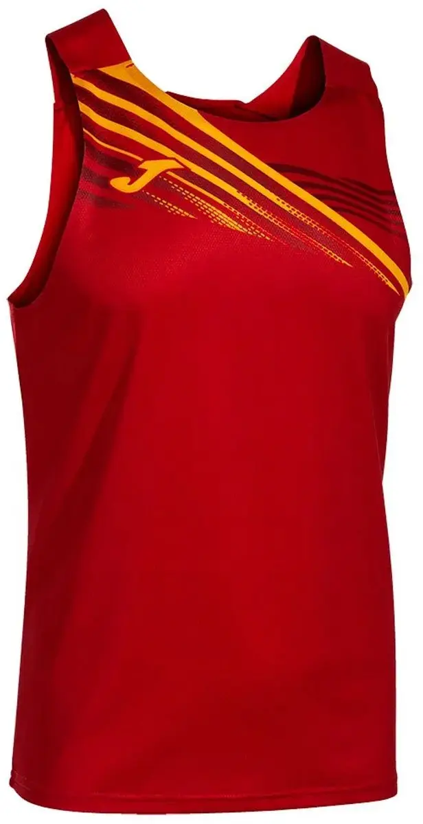Joma Elite X Mouwloos T-shirt Rood 12-14 Years Jongen