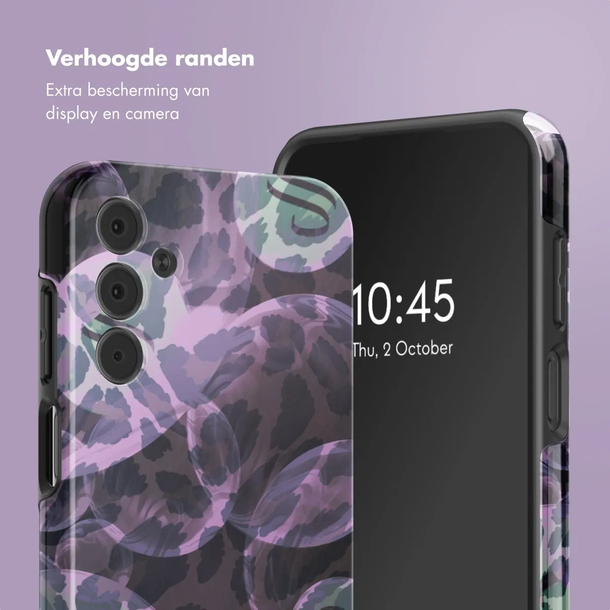 Selencia Hoesje Samsung Galaxy A15 - Leo Bubble Green - afbeelding 6 van 6