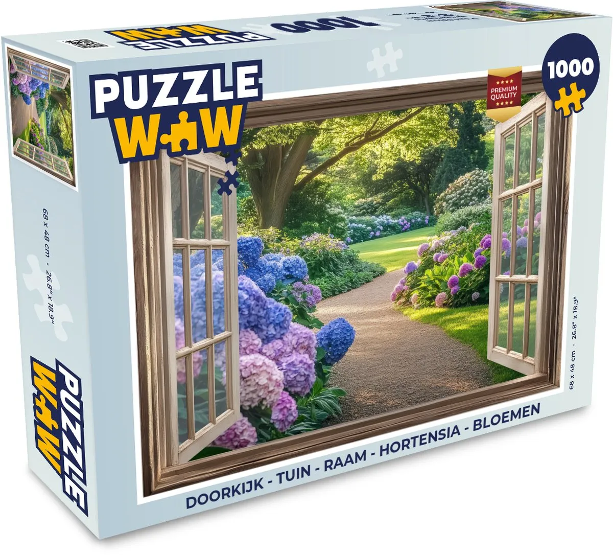 PuzzleWow Doorkijk Puzzel 1000 Stuks